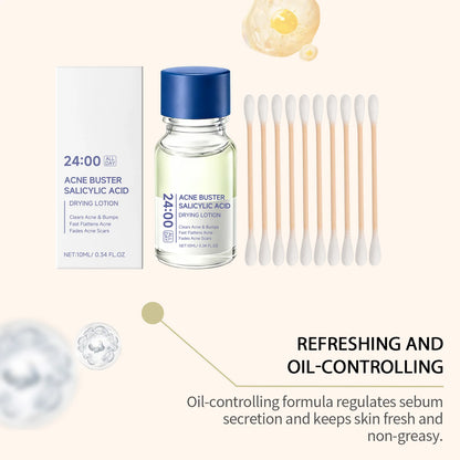 Salicylic Acid Acne Treatment Serum Spot Corrector with Niacinamide Pimple Relief Fades Acne Mark Oil Control for Sensitive Skin