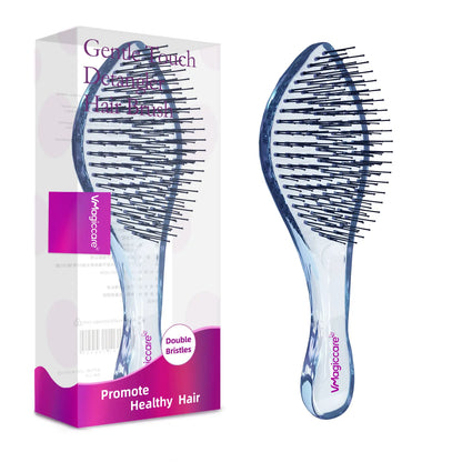 2026 Must-Have-Vmagic Detangling Brush High-Quality Scalp Comb for Women Girls Men & Boys Use in Wet and Dry Hair Dual-Level Teeth for Effortless Detangling Long Lasting